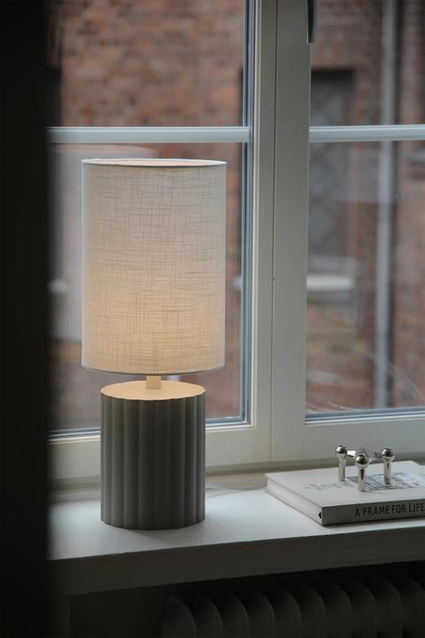 Image du produit Markslöjd Tischleuchte CAN Grau 57 cm, Betriebsart: Netzbetrieb (E27)