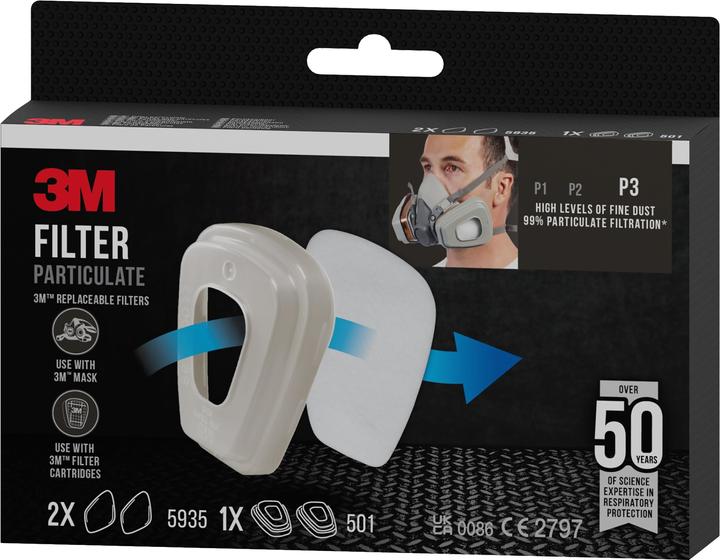 Image du produit 3M Filtre à particules (Masque de protection respiratoire Filtre de rechange)