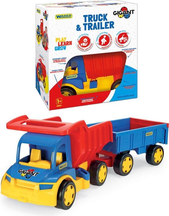 Actual product image Wader Tipper with trailer 107 cm Gigant Truck