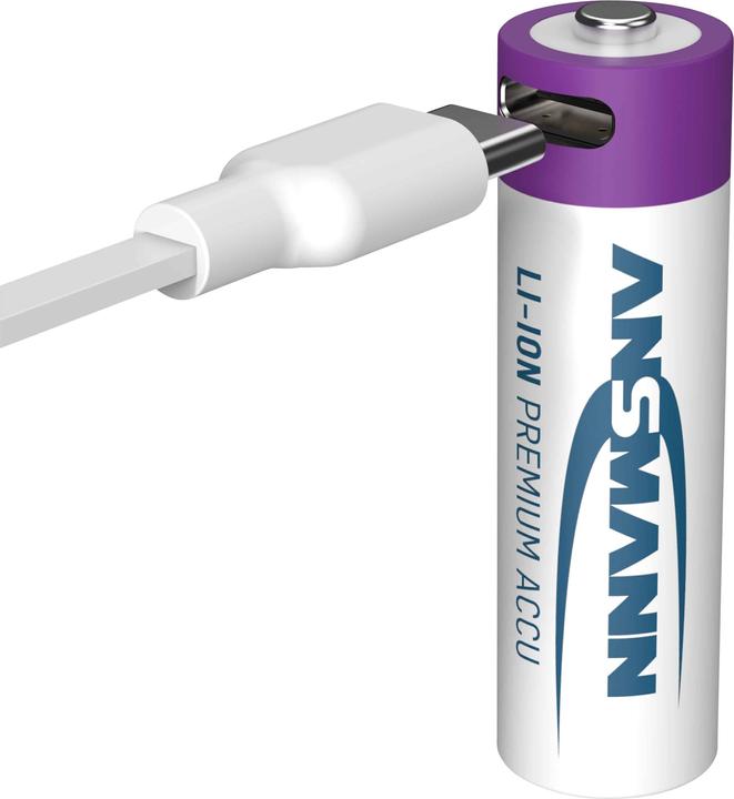 Immagine prodotto Ansmann Batteria Li-Ion Premium (4 pz., AA, 1800 mAh)