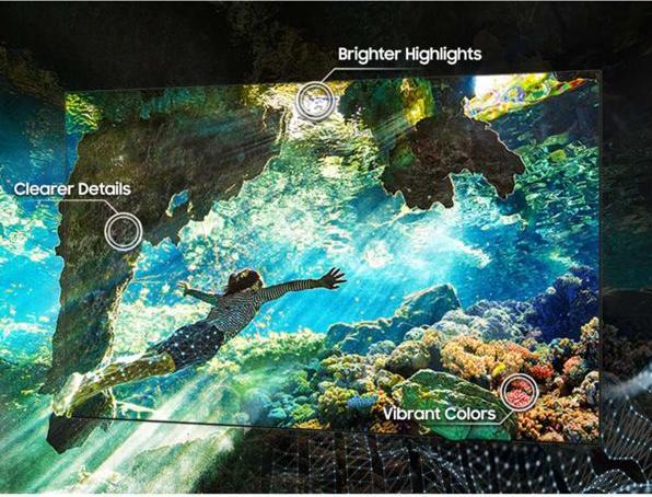 Actual product image Samsung GQ75QN85DBT (75", QN85D, NeoQLED, 4K, 2024)
