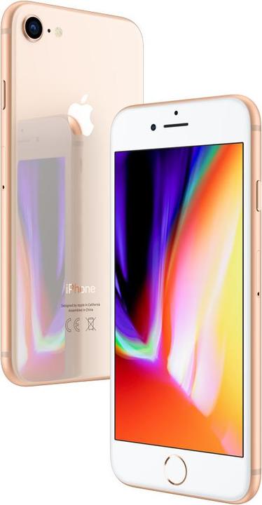 Apple iPhone 8 (64 GB, Gold, 4.70", Single SIM, 12 Mpx, 4G)