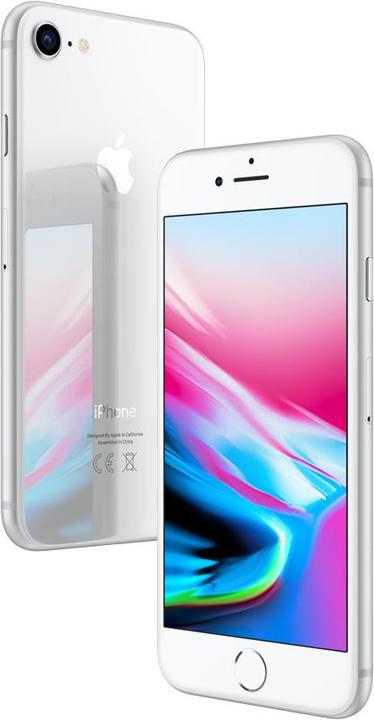 Produktbild Apple iPhone 8 (256 GB, Silver, 4.70", Single SIM, 12 Mpx, 4G)