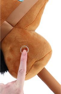 Image du produit Pluchiez Cheval bâton en peluche 70 cm