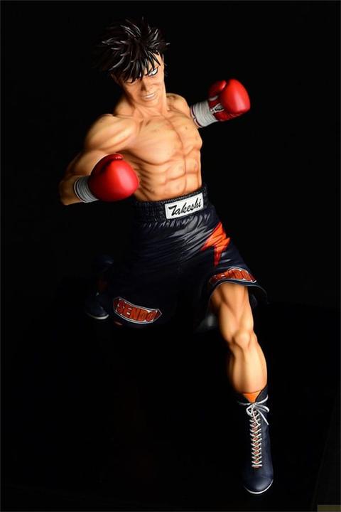 Actual product image Orca Hajime no Ippo statuette PVC 1/6 Takeshi Sendou Finish Blow Ver. Damage 29 cm