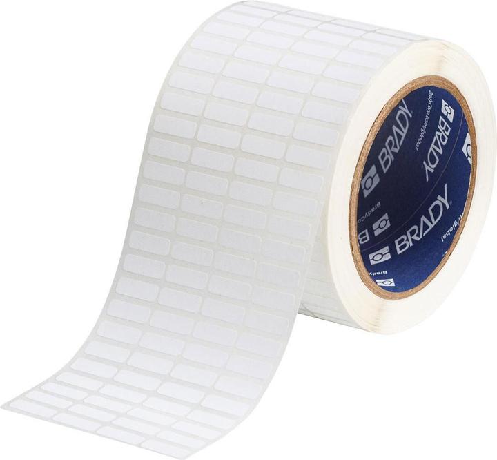 Produktbild Brady THT-1-488-10, Polyester, Weiss, matt, 19.05 x 6.35 mm, permanent, 4-bahnig (10000 E.)