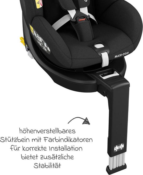 Produktbild Maxi-Cosi Mica Eco I-Size Authentic Black (Reboarder, ECE R129/i-Size Norm)