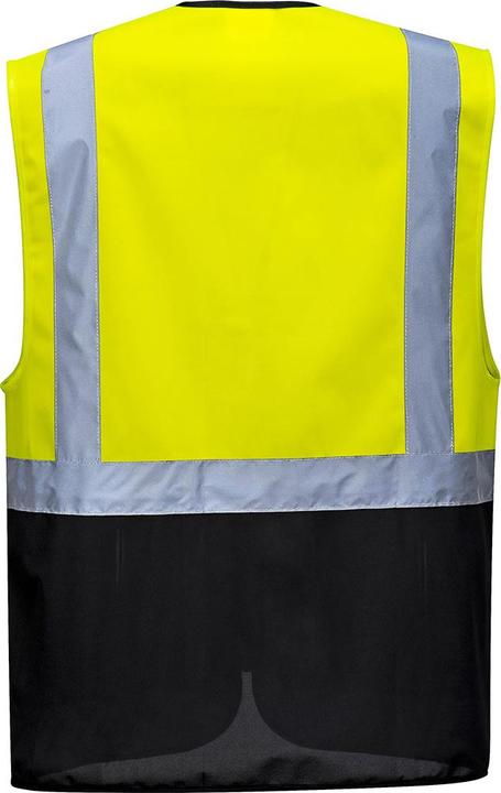 Produktbild Portwest Mens Warsaw Contrast Hi-Vis Vest (3XL)