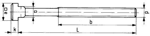 Actual product image Amf T-groove screw (1 Screws per piece)