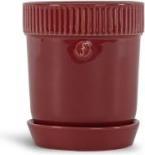 Actual product image Sagaform Herb pot Elise bordeaux, D11 H13