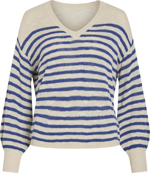 Vila V-Ausschnitt Strickpullover (L)