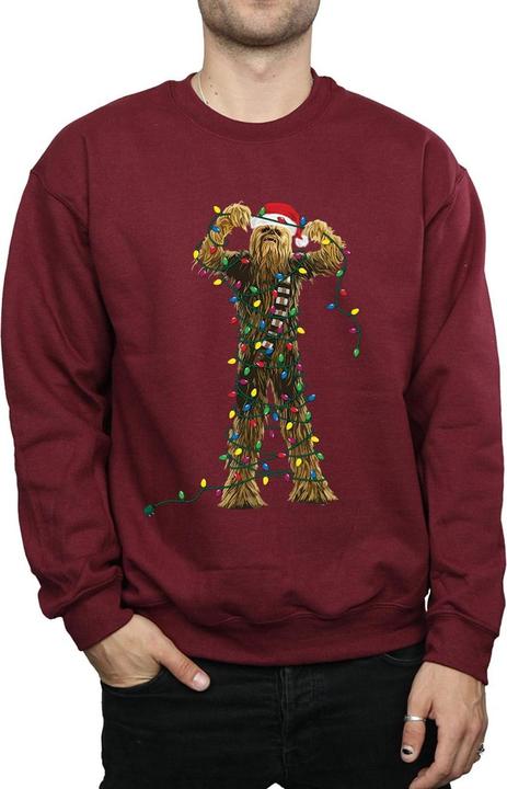 Produktbild Star Wars Chewbacca Christmas Lights Sweatshirt (XXL)
