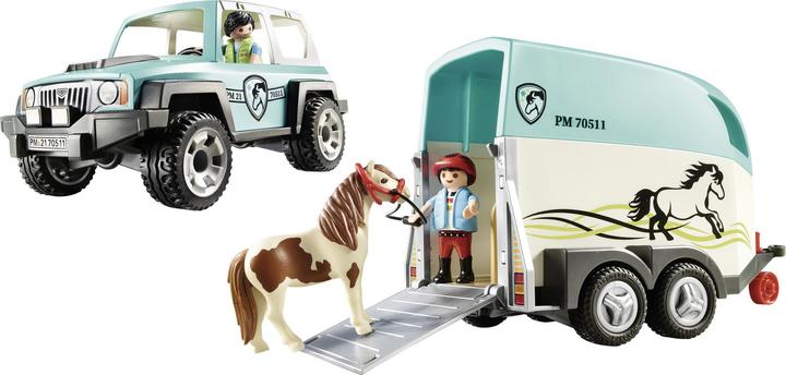 Image du produit Playmobil 70511 Voiture avec remorque (70511, Playmobil Country)