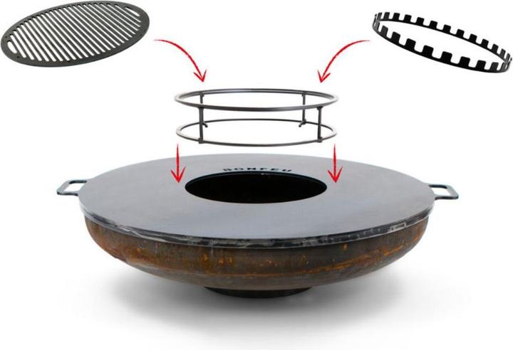 Actual product image Bonfeu Fire plate (60 cm)