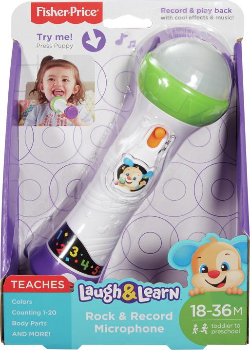 Image du produit Fisher-Price Laugh & Learn Rock & Record Microphone (Italien)