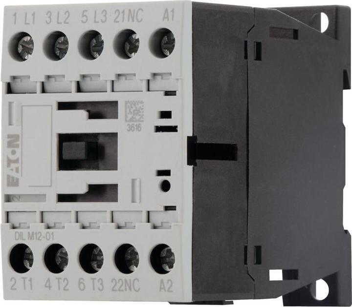 Produktbild Eaton Leistungsschütz DILM12-01 24V50/60HZ 5.5kW/400V AC