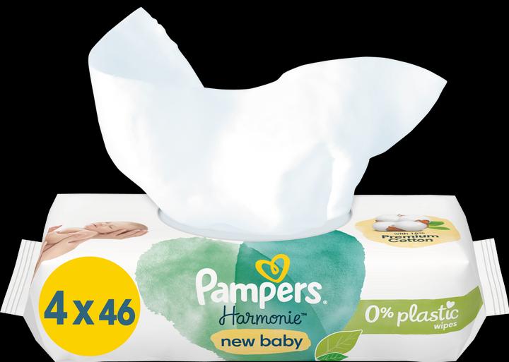 Actual product image Pampers Harmony New Baby (184 Piece)