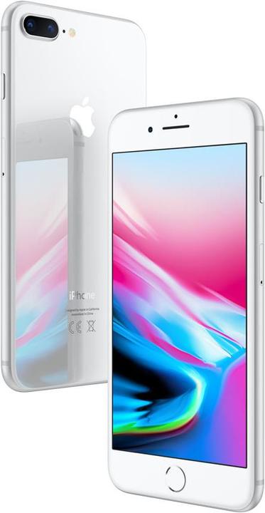 Apple iPhone 8 Plus (64 GB, Silver, 5.50", Single SIM, 12 Mpx, 4G)