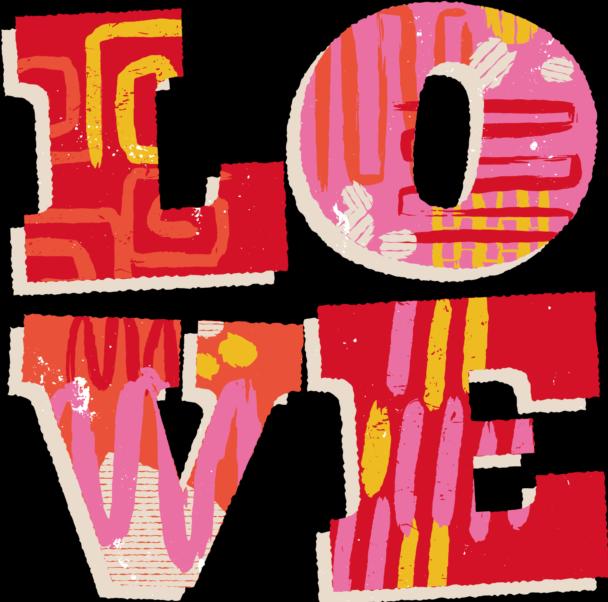 Produktbild Bügelbilder Bügelbild Love letters