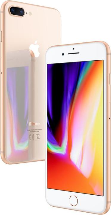 Apple iPhone 8 Plus (64 GB, Gold, 5.50", Single SIM, 12 Mpx, 4G)
