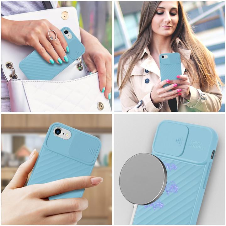 Actual product image Cadorabo TPU cover with camera protection (Apple iPhone 7, Apple iPhone SE (2nd Gen))