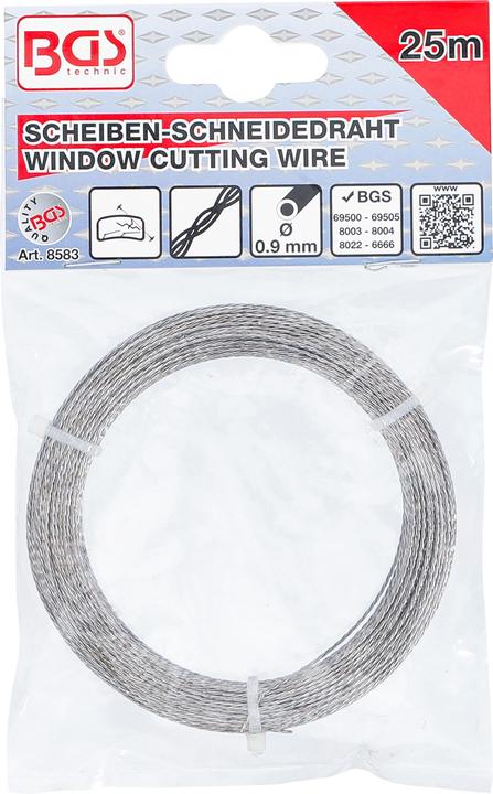 Actual product image BGS Window Cutting Wire knotted 25 m