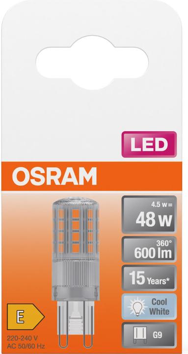 Immagine prodotto Osram Pin (G9, 4.80 W, 600 lm, 1 x, E)