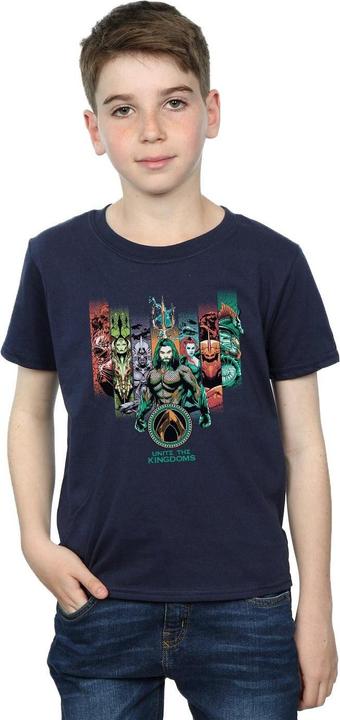 Actual product image Boys Aquaman Unite The Kingdoms T-Shirt (140, 146)