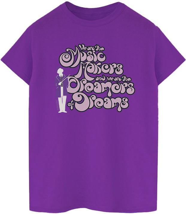 Willy Wonka & the Chocolate Factory Dreamers Text TShirt