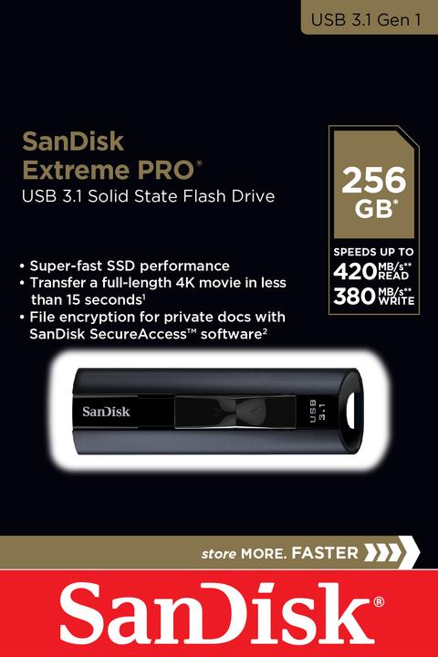 Immagine prodotto SanDisk Estremo PRO (256 GB, USB-A)