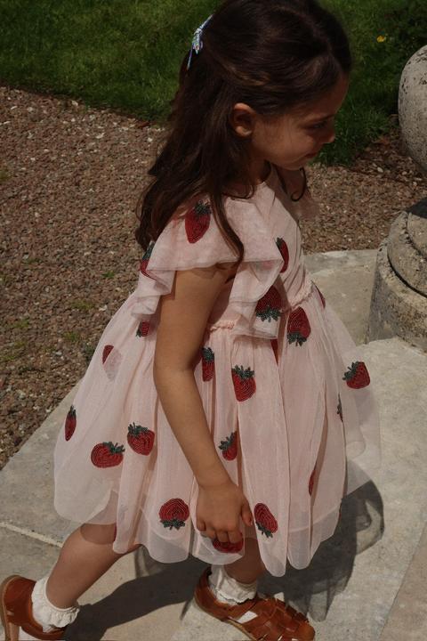 Produktbild Konges Slojd Yvonne Fairy Kleid Strawberry (122)