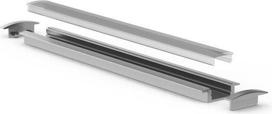 Produktbild LEDsON RECESSED SLIMLINE 7 mm - ALUMINIUM-EINBAUPROFIL F?R LED-STREIFEN - SILBER - 2 m (200 cm, Indoor)