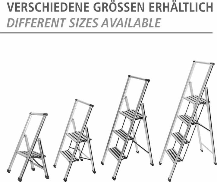 Produktbild Wenko Haushaltsleiter (Trittleiter, 44 cm)