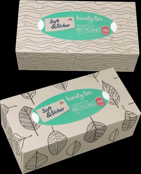 Image du produit dm Soft&Sicher Boîte de mouchoirs recyclés