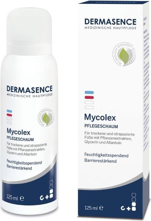 Produktbild Dermasence Mycolex Pflegeschaum Schaum (Fussdeodorant & -puder, 125 ml)