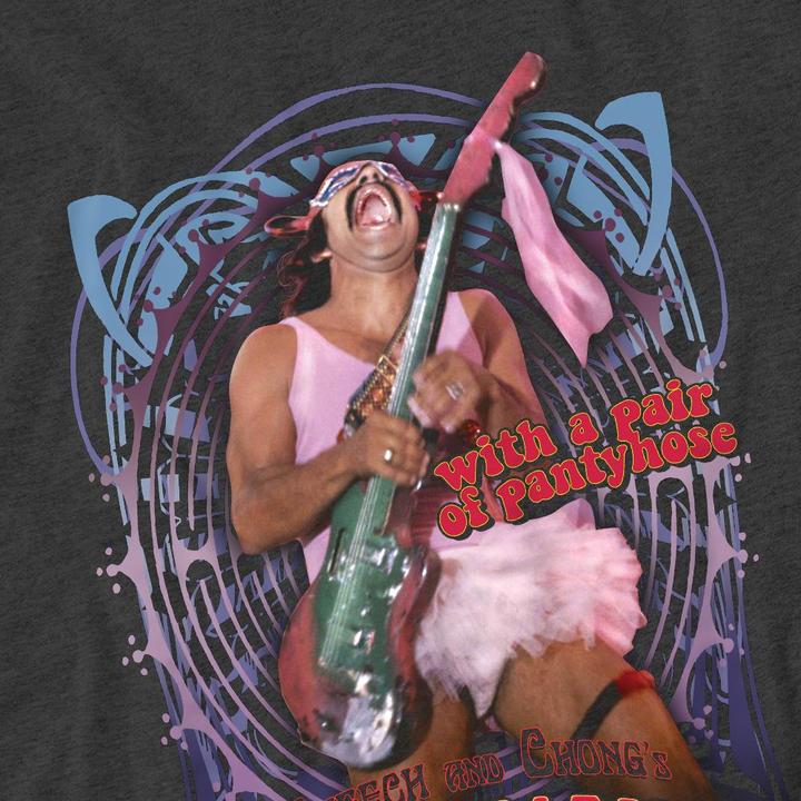 Actual product image Cheech & Chong Unisex Adult Up In Smoke Pantyhose T-Shirt (L)
