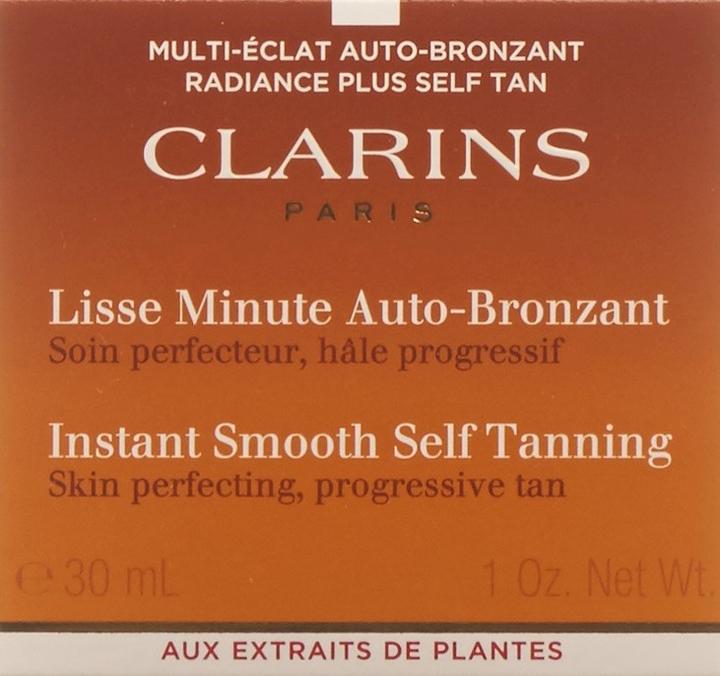 Actual product image Clarins Lisse Minute Auto Bronzant 30 (Self tanning cream, 30 ml)