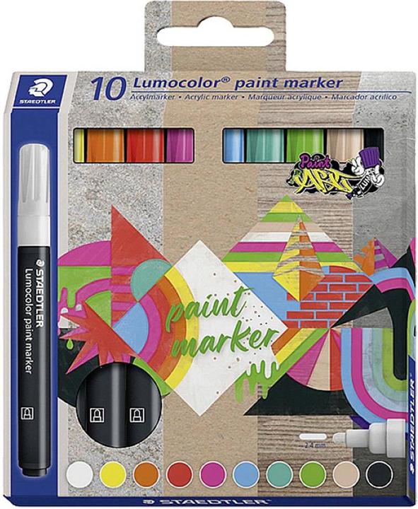 Produktbild Staedtler Lumocolor (Mehrfarbig, 2.40 mm, 10 x)