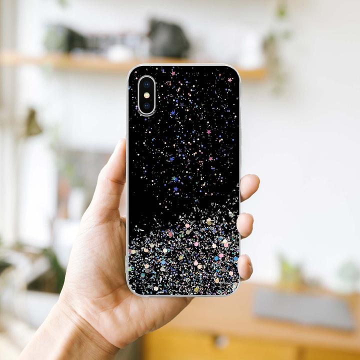 Produktbild Cadorabo TPU Cover funkelnder Glitter (Apple iPhone XS Max)