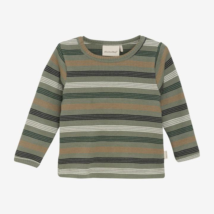 Minymo T-Shirt langarm gerippt
