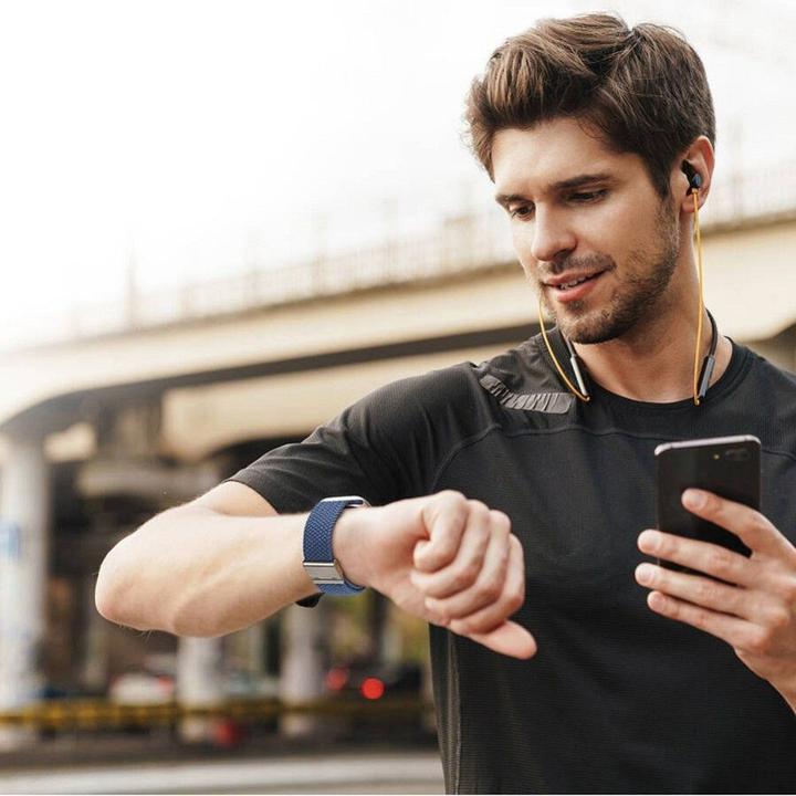 Actual product image Dux Ducis Mixture Pro Strap Apple Watch 42mm/44mm/45mm/49mm - Blue (42 mm, 44 mm, 45 mm, 49 mm, Nylon)