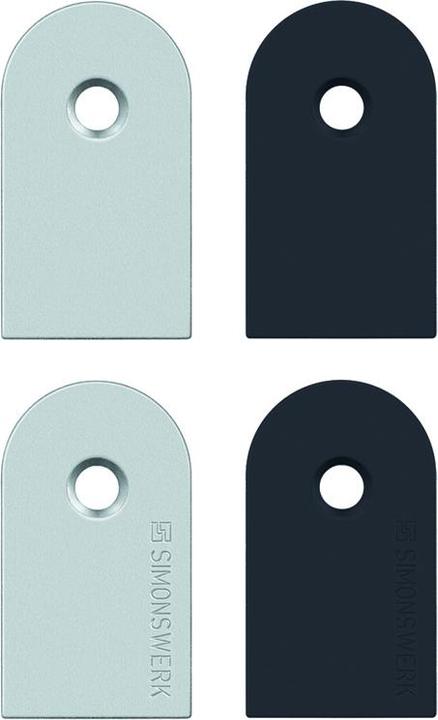 Actual product image Simonswerk Abdeckplatte zu TE240 3D RT schwarzmatt