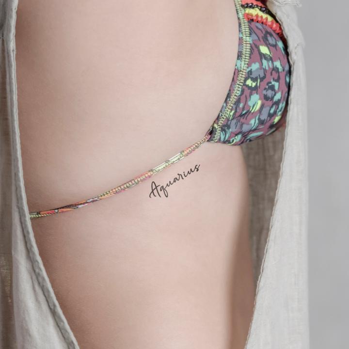 Produktbild minink Temporäres Tattoo – Aquarius