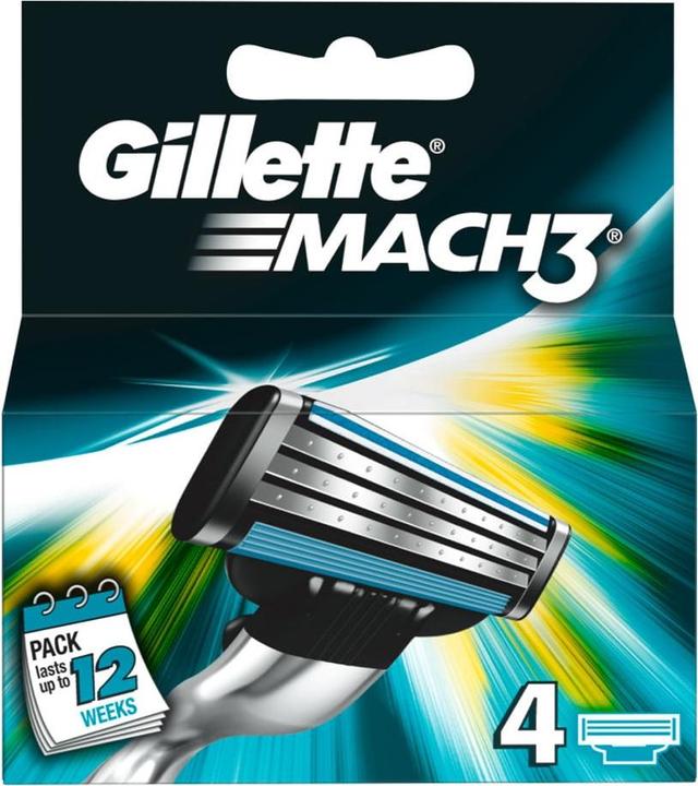 Produktbild Gillette Mach3 Rasierklingen (4 x)