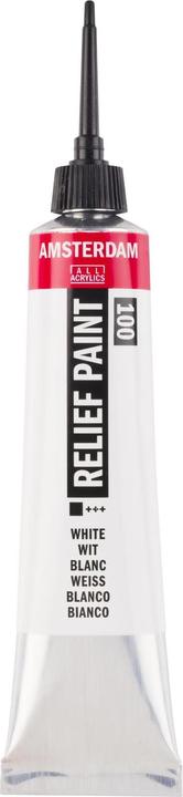Image du produit Amsterdam Peinture acrylique Reliefpaint 100 (Blanc, 20 ml)
