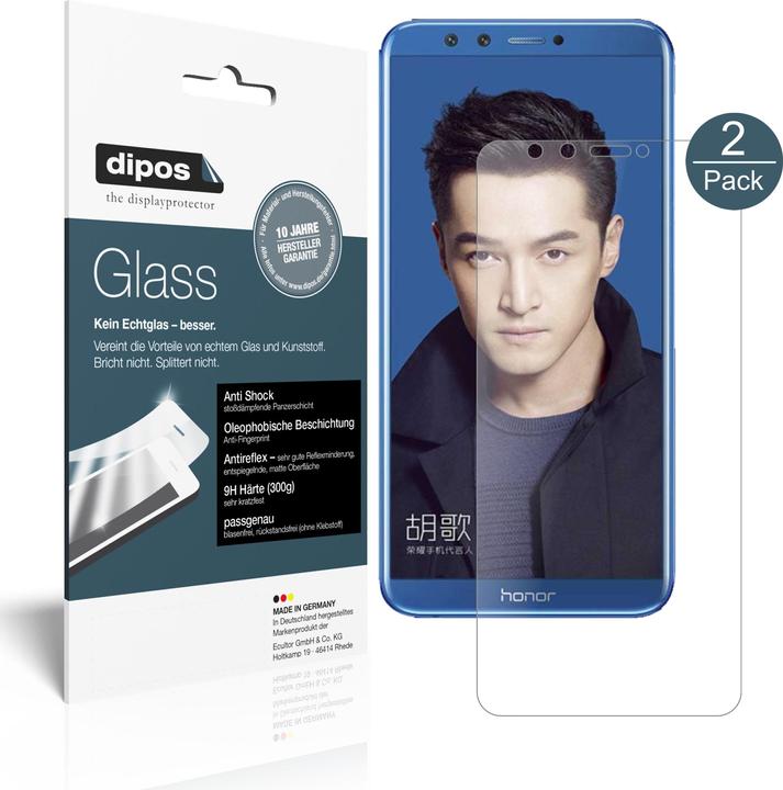 Dipos Pellicola Protettiva Anti-Shock (2 Pezzo/i, Onore 9 Lite)
