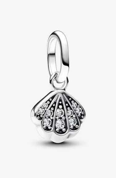 Produktbild Pandora Mini-Anhänger mit glitzernder Muschel (Sterlingsilber)