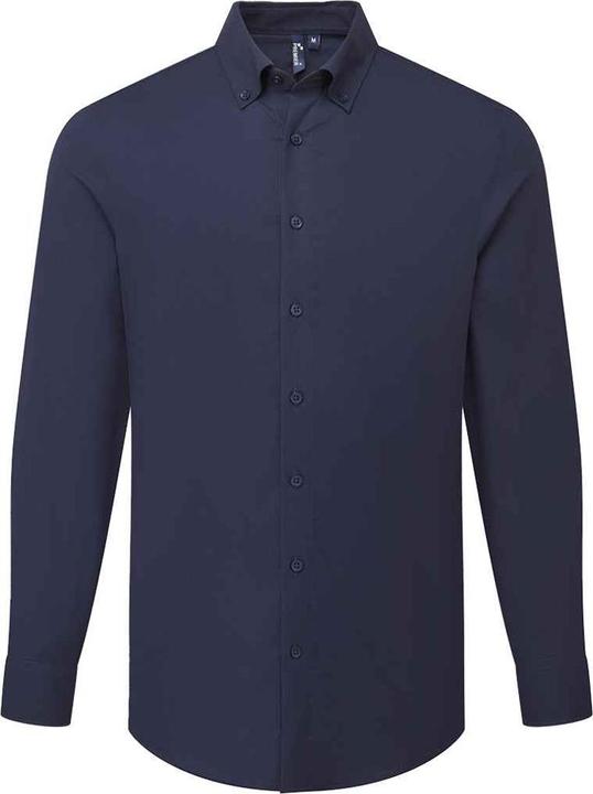 Actual product image Premier Mens Supreme Oxford Long-Sleeved Formal Shirt (4XL)