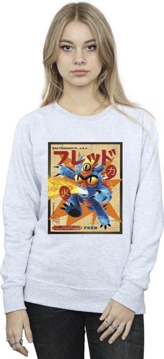 Produktbild Disney Big Hero 6 Baymax Fred Newspaper Sweatshirt (M)