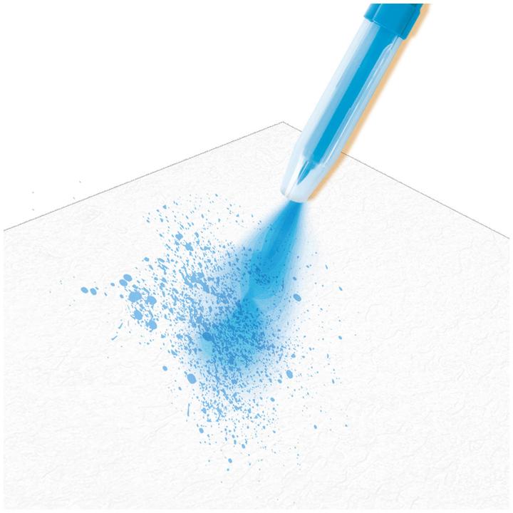 Actual product image Ses Blow airbrush felt tip pens (Turquoise, Pink, Orange, Green, Purple, Yellow, Blue, 7 x)